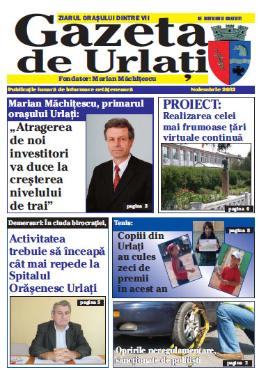Gazeta de Urlati editia noiembrie 2012
